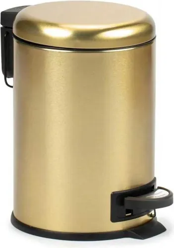 TATAY Kosmetikeimer mit Edelstahlpedal 3L - Abfallbehälter fürs Bad mit herausnehmbarem Innenraum, Soft-Lock-Verschluss und elegantem Design, perfekt für modernes Badezimmer.