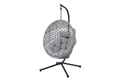 riess-ambiente Hängesessel VOGUE hellgrau von Riess-Ambiente