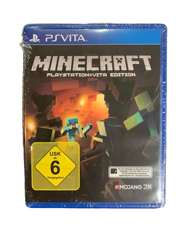 Minecraft für Sony Playstation Vita - Neu und OVP - Action & Abenteuer Spiel aus 2014, USK ab 6, entdecke unendliche Möglichkeiten und baue deine Welt in Minecraft!