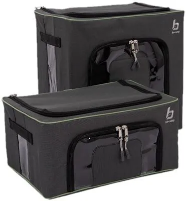 Bo-Camp Aufbewahrungsbox Set, grau