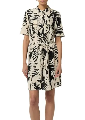 Comma Kurzarmbluse schwarz 44 - Elegante Bluse aus 100 % Viskose in Größe 44, ideal für einen stilvollen Look bei jeder Gelegenheit.