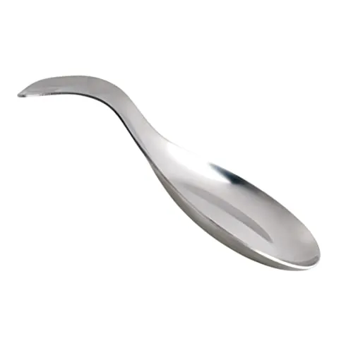 MGE - Löffelablage, Edelstahl Löffelhalter für Herdplatte, Küchenutensilien Halter für Schöpfkellen, Zangen, Spatel, Herd Löffelhalter, Topfdeckelhalter, Utensilienhalter - Halter für Löffel