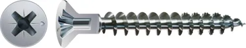Spax Universalschraube 4,5 x 30 mm - Hochwertige Holzbauschraube für vielfältige Anwendungen - Holzbauschrauben, 1000 Stück, Senkkopf mit S-Spitze für sicheres und schnelles Eindrehen, ideal zum Verbinden und Befestigen in Möbelbau und Innenausbau.