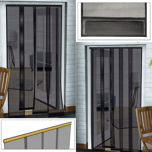 DILUMA Insektenschutz-Vorhang 120x250 cm - Fliegengitter ohne Bohren, individuell kürzbar und aus robustem Fiberglas – idealer Schutz vor Insekten für Fenster und Türen!