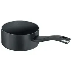 Berndes Stieltopf b.green - Schwarz, Aluminium Ø: 16 cm - Kochtöpfe: 100% recyceltes Aluminium für umweltbewusste Kochliebhaber, extrem hitzebeständig mit Langzeit-Antihafteffekt.