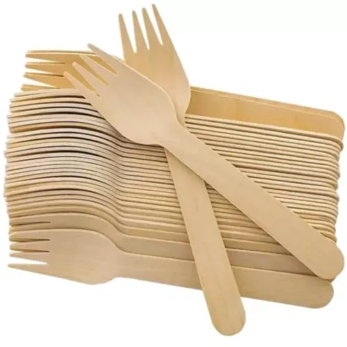 PARENCE.- Set mit 100 Holzgabeln von PARENCE