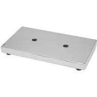 SOTECH Möbelfuß Flach Chrom Poliert 180 x 100 mm Höhe 20 mm