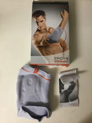 Sporlastic EPIDYN Ellbogenbandage Gr.XL platinum 07237 - Bandagen zur Ellenbogenunterstützung, beidseitig tragbar in Größe XL, bietet optimale Stabilität und Komfort für schnelle Genesung.