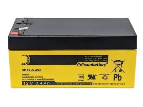 SUN Battery SB12-3.4V0 12V 3,4Ah Blei Akku AGM mit VdS