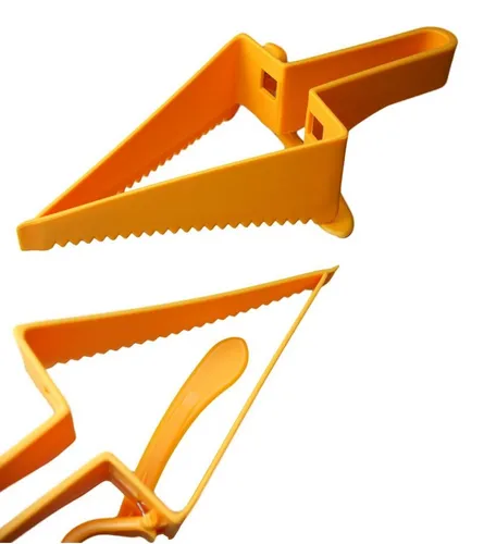 BAYLI Pizzaschneider Tortenschneider mit Hebefunktion, Tortenheber - Kuchenheber, Tortens