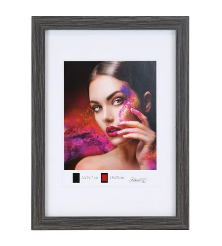 IDEAL TREND Bilderrahmen Holz Bilderrahmen Lifestyle Plexi Foto Rahmen Collage Wanddeko Poster