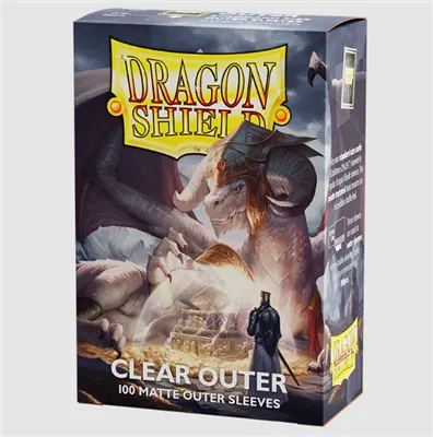 Dragon Shield Standard Size Outer Sleeves - Matte Clear 100