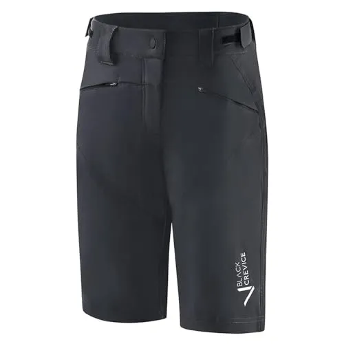 Black Crevice Damen MTB Hose, Black, 40