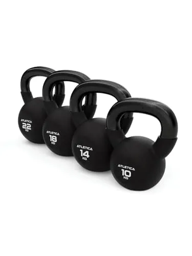 ATLETICA Kettlebells Set | Mobility & Functional | 10kg 14kg 18kg 22kg | hochwertiger Look & Feel
