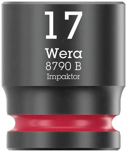 Wera 8790 B Impaktor 05005508001 Außen-Sechskant Steckschlüsseleinsatz 17mm 1 Stück 3/8