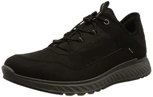ECCO Herren Exostride M Outdoor Shoe - Schwarz, 42 EU - Wanderschuhe mit GORE-TEX-Technologie für atmungsaktive Wasserdichtigkeit und anatomisch geformtem Leisten für optimalen Halt und Stabilität.