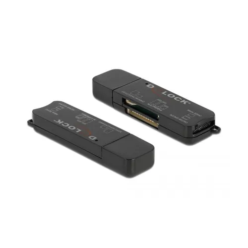 Delock Kartenleser - Multi-Format USB 3.2 Gen 1 - Kartenleser für diverse Formate, bietet superschnelle Datenübertragung und ist ideal für Fotografen und Technikbegeisterte.