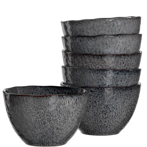LEONARDO HOME 018561 MATERA 6er Set Schale in schwarz von LEONARDO