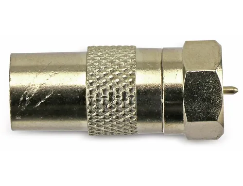 F-Adapter, Stecker/Koaxstecker