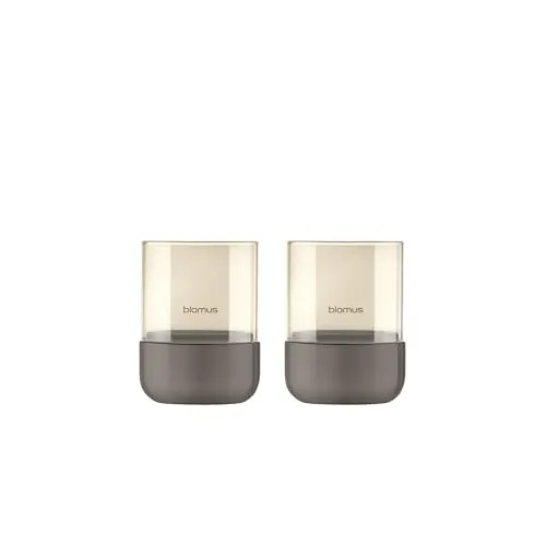 blomus Windlicht CALMA 2er Set XS in braun von Blomus