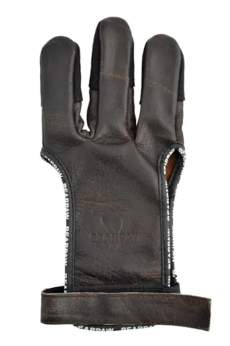 Bearpaw Schießhandschuh Speed Glove Exclusive Büffelleder, Bogenhandschuh XS-XL (XS)