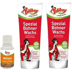 Poliboy 2er Spezial Bohner Wachs (Neutral) von Polyboy