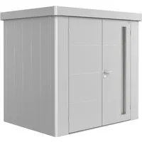 Produktbild Biohort Gerätehaus Neo 1B Doppeltür Silber-Metallic