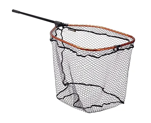 Savage Gear Faltkescher Pro Folding Net DLX 65x50x55cm Large - Angelnetz für Raubfischangeln, mit stabilem Vollaluminium-Rahmen und großem Netz, ideal für den sicheren Fang und einfache Handhabung.
