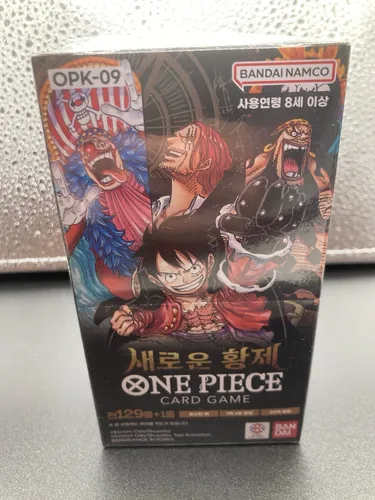 The New Emperor Booster Box OP-09 - One Piece Card Game - Sammelkartenspiel von Bandai, bietet spannende Booster-Karten für strategische Duelle und Sammler.