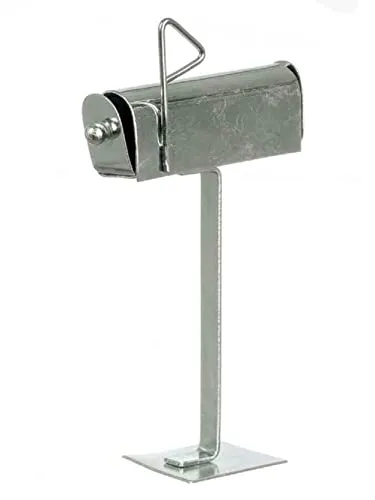 Puppenhaus Aluminium Briefkasten Box Miniatur 1:12 Gartenzubehör