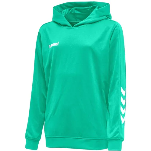Hummel Promo Poly Hoodie Kinder - blau