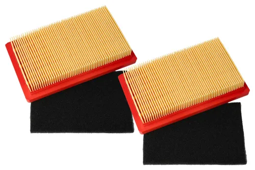 vhbw 4x Filter (2x Vorfilter, 2x Luftfilter) kompatibel mit Honda 1P65 MH, 1P70 FH, 1P70 LH, 1P70 RH, GVX 150, GVX 160 Rasenmäher - 14,5x 8,5 x 2,8 cm
