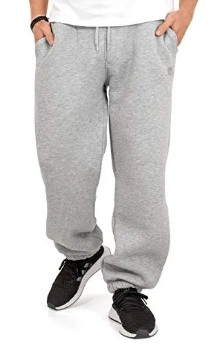 BACKSPIN Sportswear Jogginghose Herren & Damen Hellgrau meliert