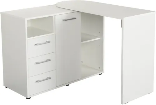 VOGL Möbelfabrik Schreibtisch - Kinderschreibtisch mit schwenkbarer Tischplatte, platzsparend und ideal für kleine Räume, Made in Germany.