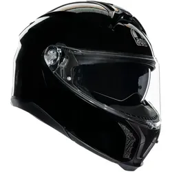 AGV Tourmodular Mono Klapphelm 2XL, schwarz für Männer - Motorradhelm mit 2-stufigem Kinnschutzmechanismus für optimale Aerodynamik und maximalen Komfort bei hohen Geschwindigkeiten.