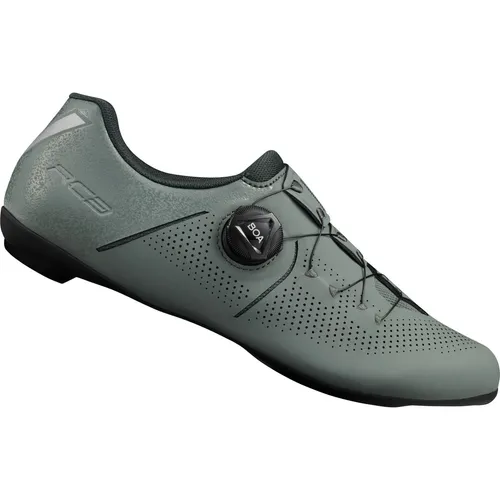 Shimano RC302W Rennradschuh in sage green (E31) 40 - Rennradschuh für Herren & Unisex, atmungsaktiv mit BOA-Einstellsystem für optimalen Komfort und Nachhaltigkeit durch Recyclingmaterial.
