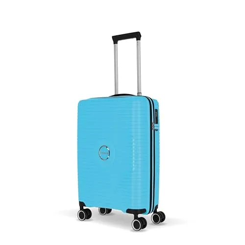 Travelite ORBITA Trolley S (55cm) - Türkis mit 4 leisen Rollen, TSA-Schloss und geräumigem Innenraum für stressfreies Reisen