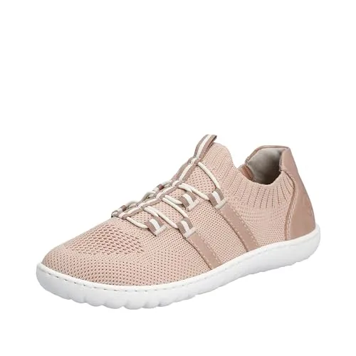 Rieker Damen Halbschuhe 52854 - Slipper & Mokassins für Damen, aus bequemem Textil mit Gummizug für einfachen Einstieg und perfekten Sitz.