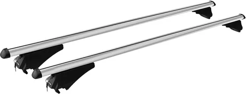 Alu Dachträger Tiger für VW ID.4 (ab 2021) - Gepäckträger aus stabilem Aluminium, ideal für Volkswagen ID.4 mit geschlossener Dachreling. Aerodynamischer Querschnitt, Tragfähigkeit bis 75 kg, perfekt für Abenteuer und Reisen.