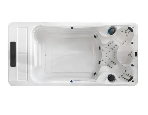Hydromassagewanne Blubberbad Whirlpool Spa-Bad 466x230cm - Rechteckiger Whirlpool aus hochwertigem Acryl, ideal für Entspannung und Wohlfühlen. Maße: 466 x 230 x 155 cm, mit 2 Jahren Herstellergarantie für geprüfte Qualität.