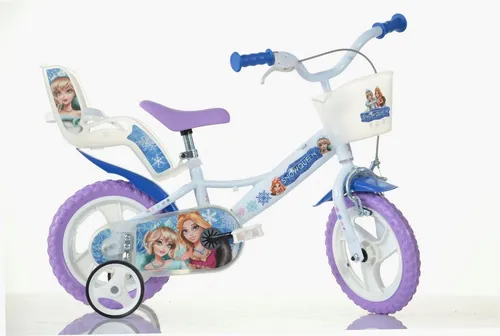 Zoll Kinderfahrrad Dino Bikes Snow Queen in weiß von Dino