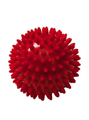 SISSEL Massagehilfe Spiky Ball, 2-er Set, rot, 9 cm