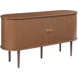 [en.casa] Kommode Mapia Sideboard mit 2 Schiebetüren