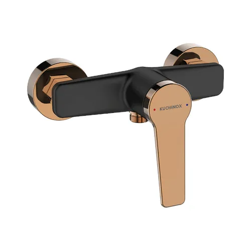 Alanis schwarzer Wand-Brausemischer - Duscharmatur in elegantem Schwarz, verleiht Ihrem Badezimmer einen modernen Look und sorgt für ein luxuriöses Duscherlebnis.