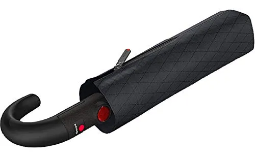 Knirps® Taschenregenschirm T.260 - Windkanal getestet - Taschenschirm mit automatischem Öffnen und Schließen, stabil und windresistent. Perfekt für stürmische Tage und komfortabel zu tragen.