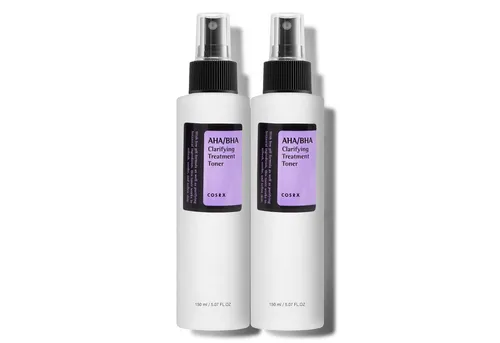 COSRX AHA/BHA Clarifying Treatment Toner - 150ml Korean Skincare - COSRX AHA/BHA Clarifying Treatment Toner, 150ml. Dieses sanfte Gesichtstonikum verfeinert die Hautstruktur und spendet intensive Feuchtigkeit. Ideal zur Unterstützung der täglichen Hautpflege für einen klaren und strahlenden Teint.