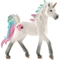 SCHLEICH Bayala Meereseinhorn Fohlen 70572 - Fantastische Tierfigur für kreative Spiele und Träume, perfektes Geschenk für Kinder