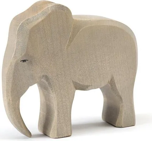 Ostheimer Elefantenbulle - Handgefertigtes Holzspielzeug - Kuscheltiere, liebevoll gestaltetes Unikat, fördert die Fantasie und Kreativität von Kindern ab 3 Jahren. Perfekt für lebendige Spielwelten!