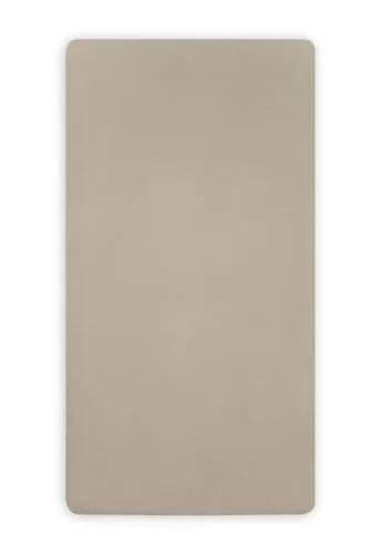 Jollein Jersey-Spannbettlaken, 80/90 cm Länge x 40 cm Breite, Nougat
