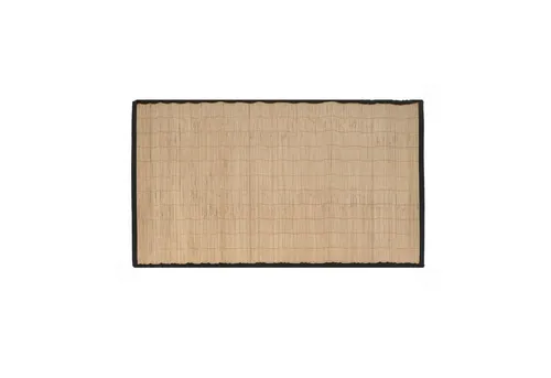 HAC24 Fußmatte Bambusmatte Bad Küche Flur Läufer Vorleger Küchenteppich Badteppich, Rechteckig, Höhe: 5 mm, Bambus 60 x 90 cm Rutschfest